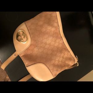 Metallic pink Gucci Bag. Authentic & discontinued